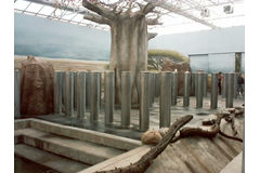 Hydraulic barriers in the Elephant Pavilion - ZOO in Ústí nad Labem and Dvůr Králové